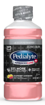 Pedialyte AdvancedCare Plus Electrolyte Drink, Raspberry Lemonade 1 Litre